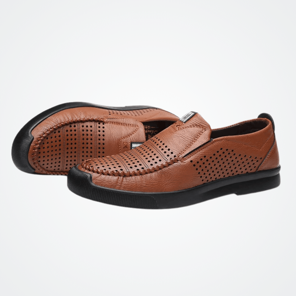 Men's Leather Moccasins Milan Valerion