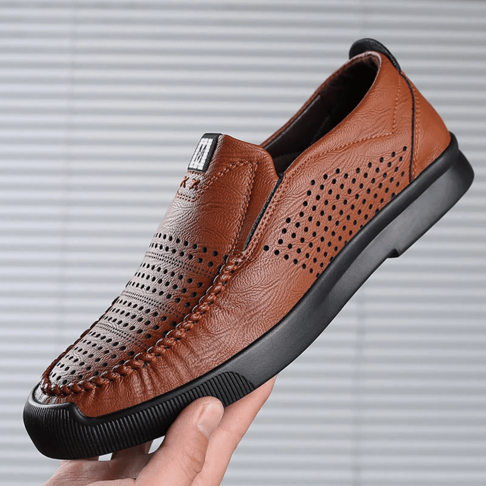 Men's Leather Moccasins Milan Valerion